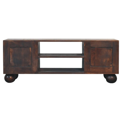Sunrise Ball Walnut TV Unit - Living with Luxury