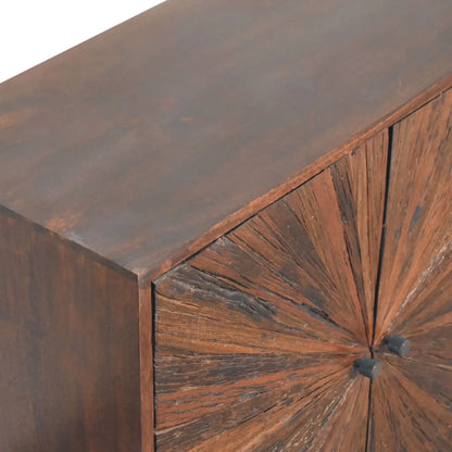 Sunrise Ball Walnut Cabinet - Living with Luxury