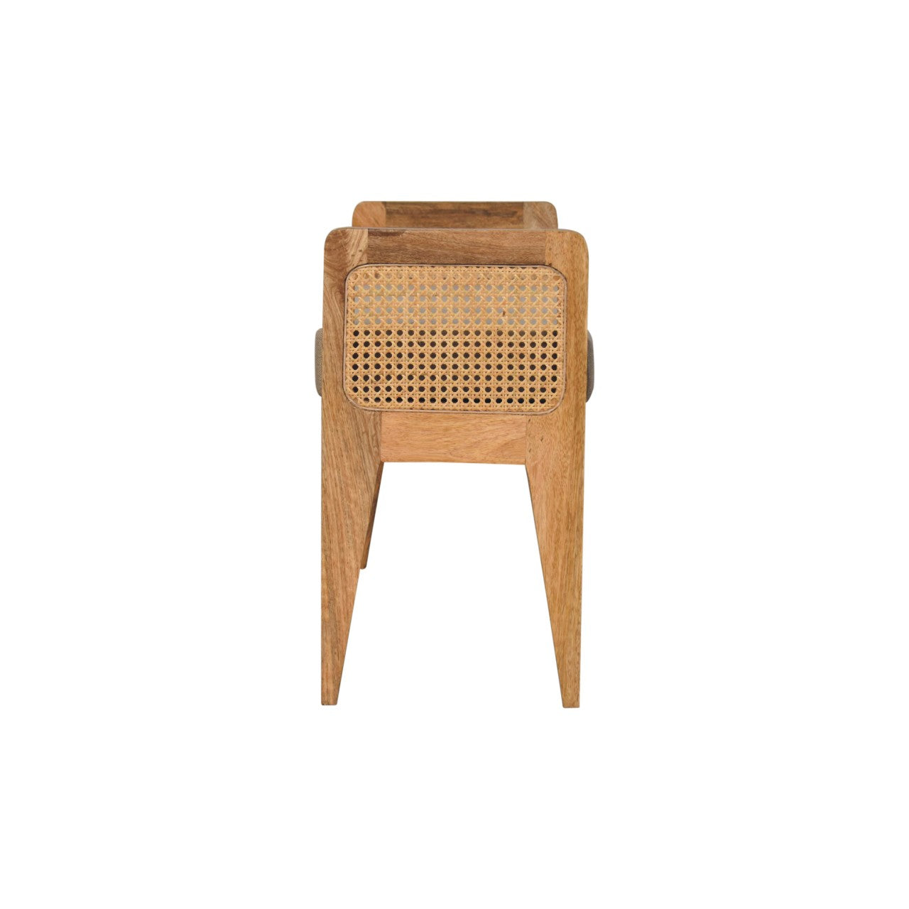 Mud Linen Rattan Bench Living with Luxury