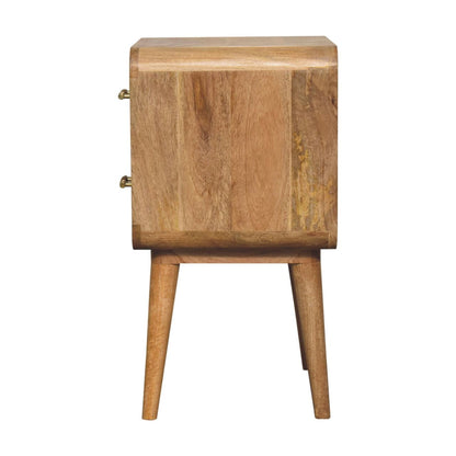 T-bar Ridged Bedside - Living with Luxury