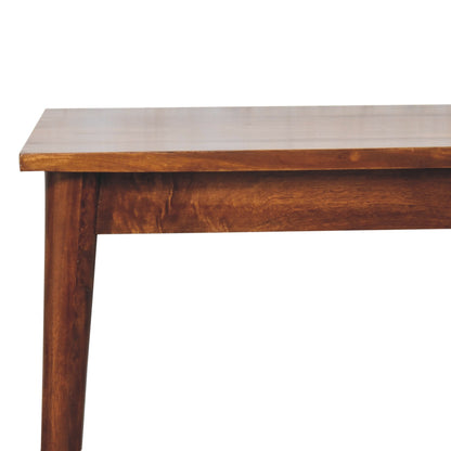 Chestnut Nordic Dining Table Living with Luxury
