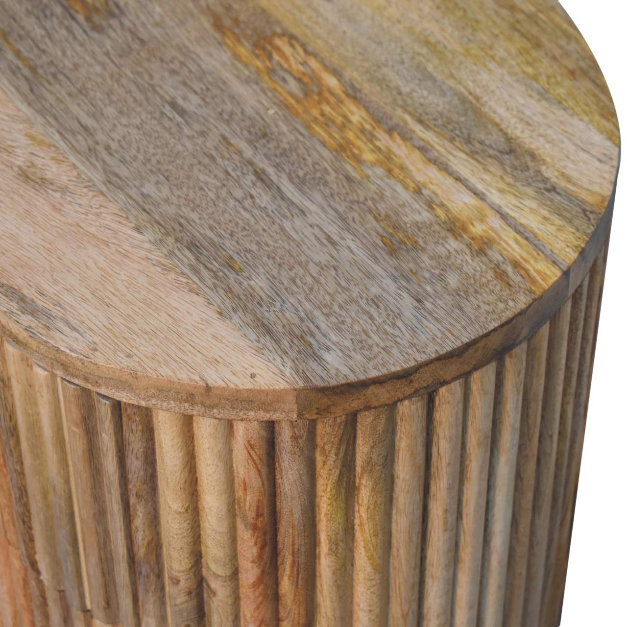 Soba Ball 3 Drawer Bedside - Living with Luxury
