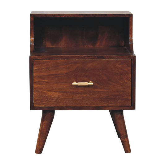 T-bar Raised Back Bedside - Living with Luxury