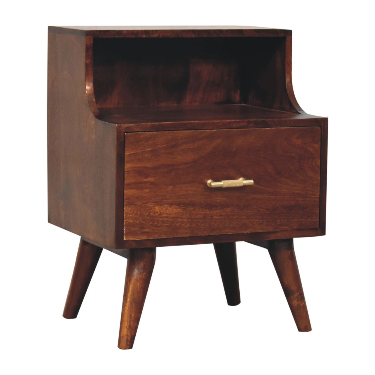 T-bar Raised Back Bedside - Living with Luxury