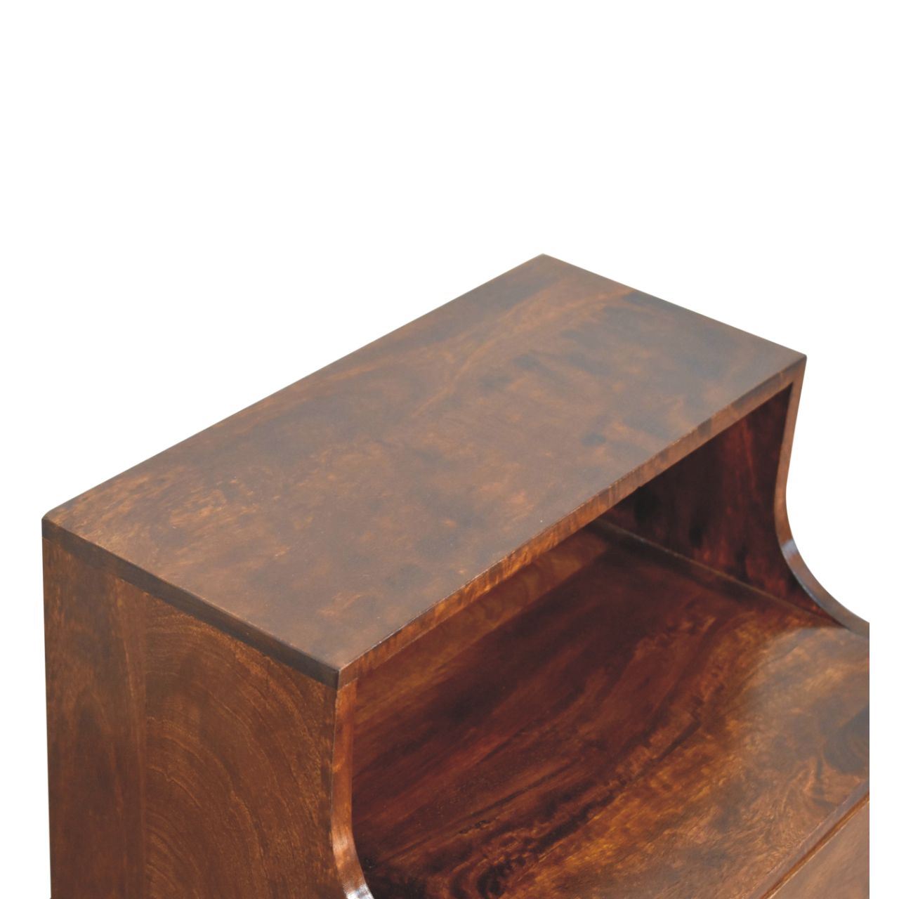 T-bar Raised Back Bedside - Living with Luxury