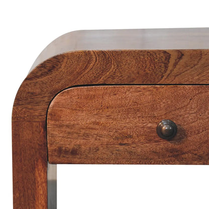 Honey Caramel Darcy Bedside - Living with Luxury