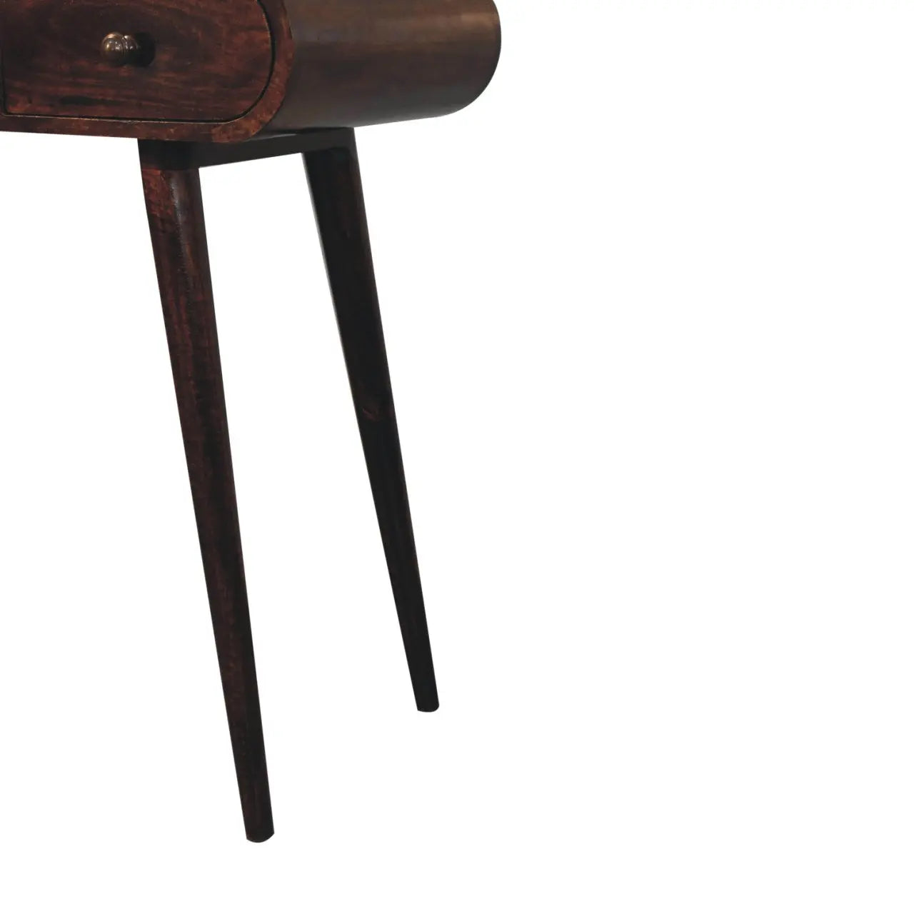 California Walnut Dressing Table with Foldable Mirror - Living with Luxury