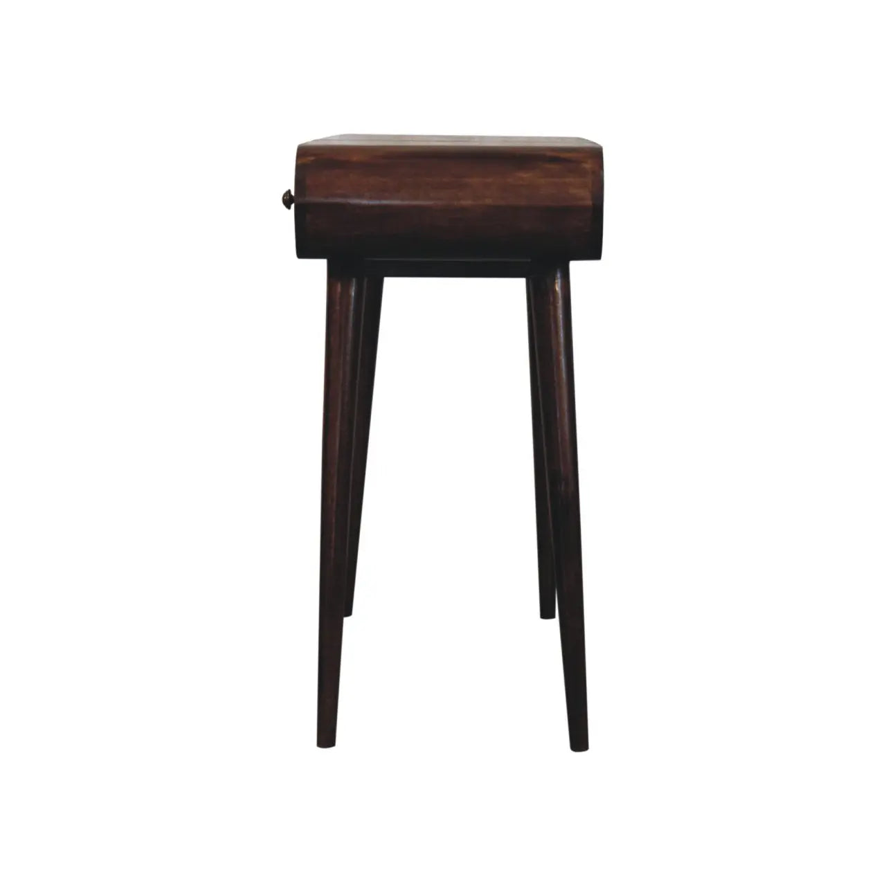 California Walnut Dressing Table with Foldable Mirror - Living with Luxury