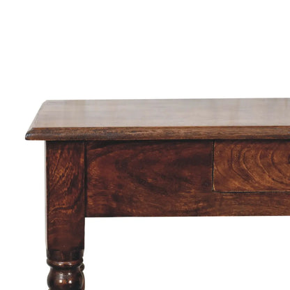 California Walnut Writing Desk - Living with Luxury