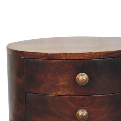 Odyssey California Walnut Bedside - Living with Luxury
