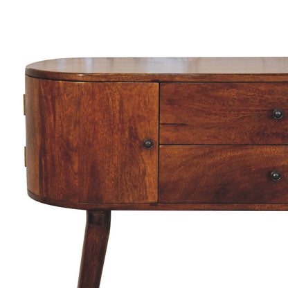 Grove Chestnut Console Table Living with Luxury