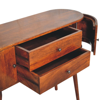 Grove Chestnut Console Table Living with Luxury
