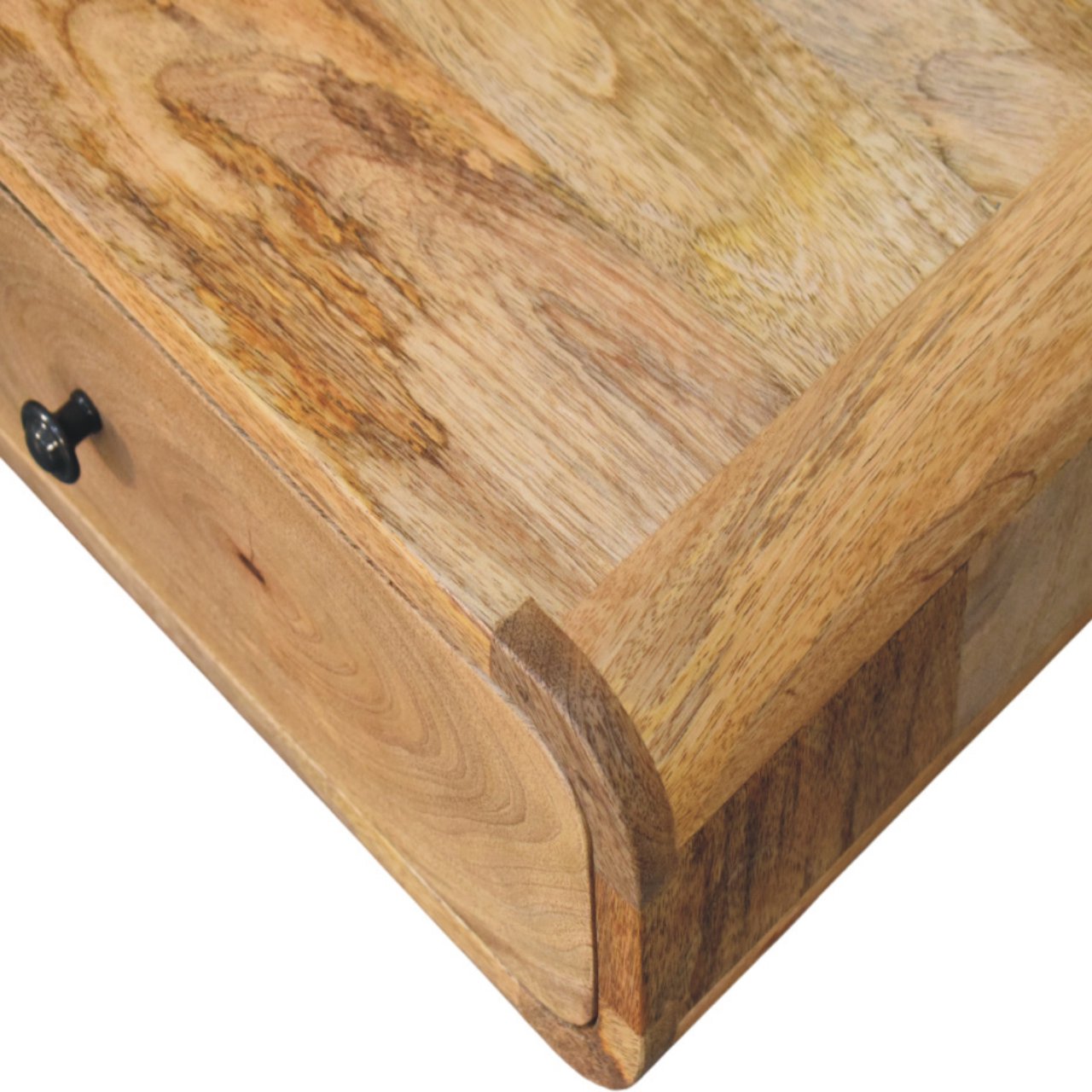 Avora Wall-Mounted Oak-ish 1 Drawer Nightstand - Living with Luxury
