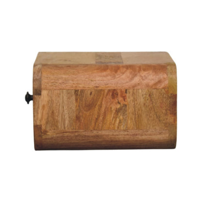 Avora Mini Wall-Mounted Oak-ish 1 Drawer Nightstand - Living with Luxury