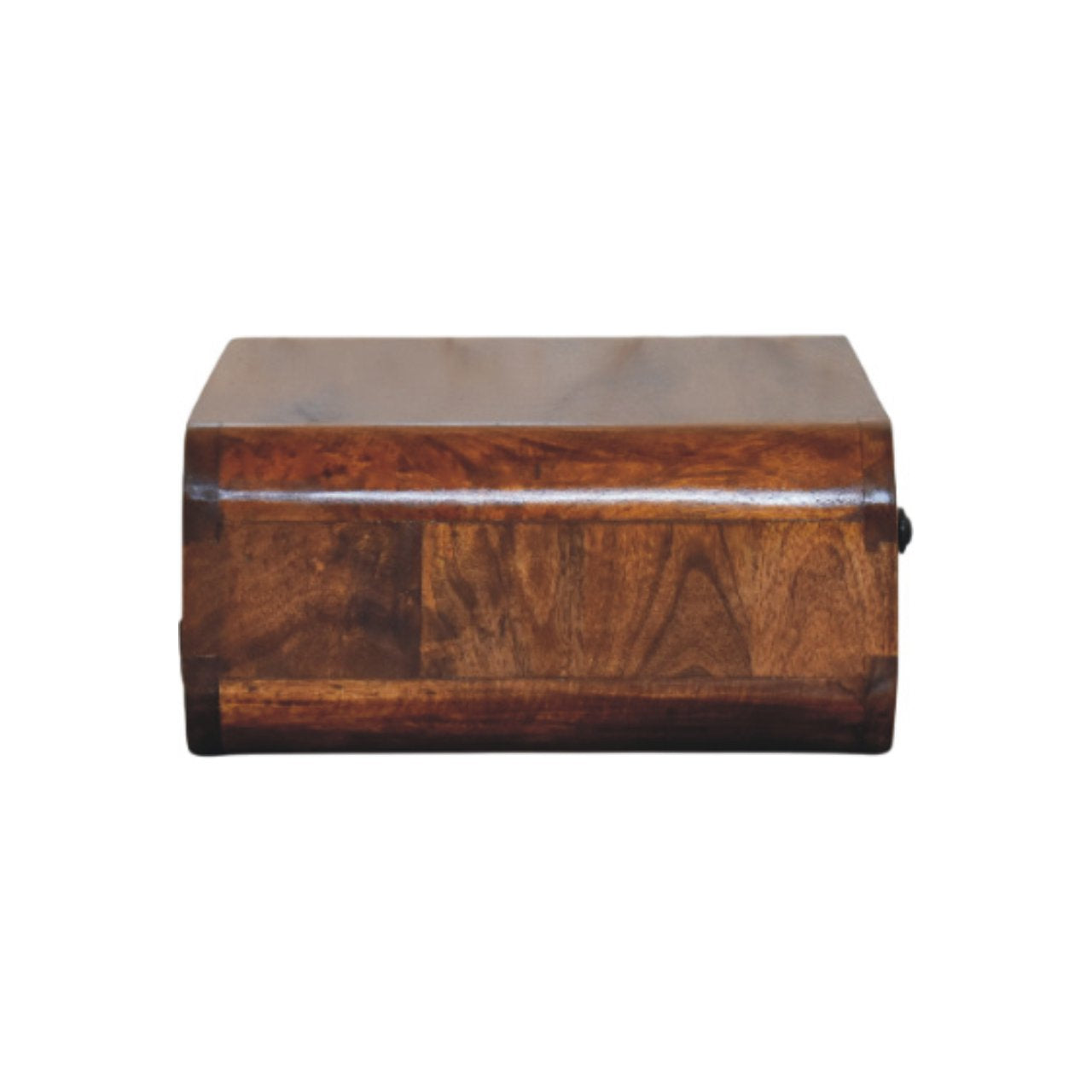 Avora Wall-Mounted Honey Caramel 1 Drawer Nightstand - Living with Luxury
