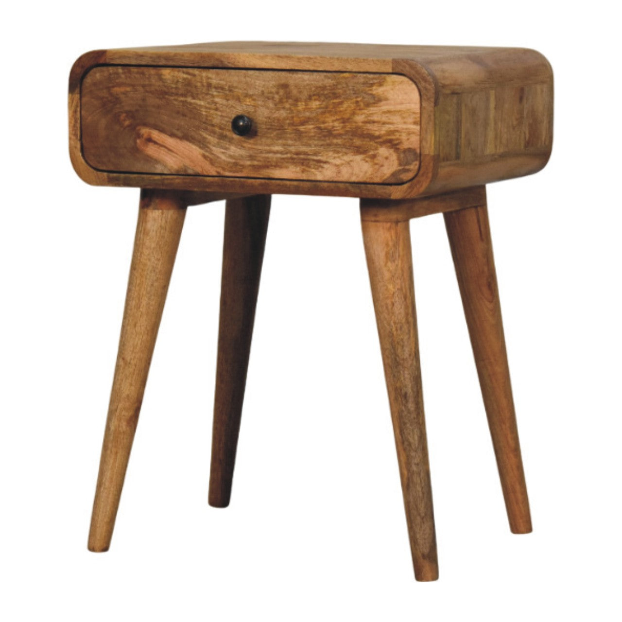 Avora Oak-ish Nightstand with 1 drawer - Living with Luxury