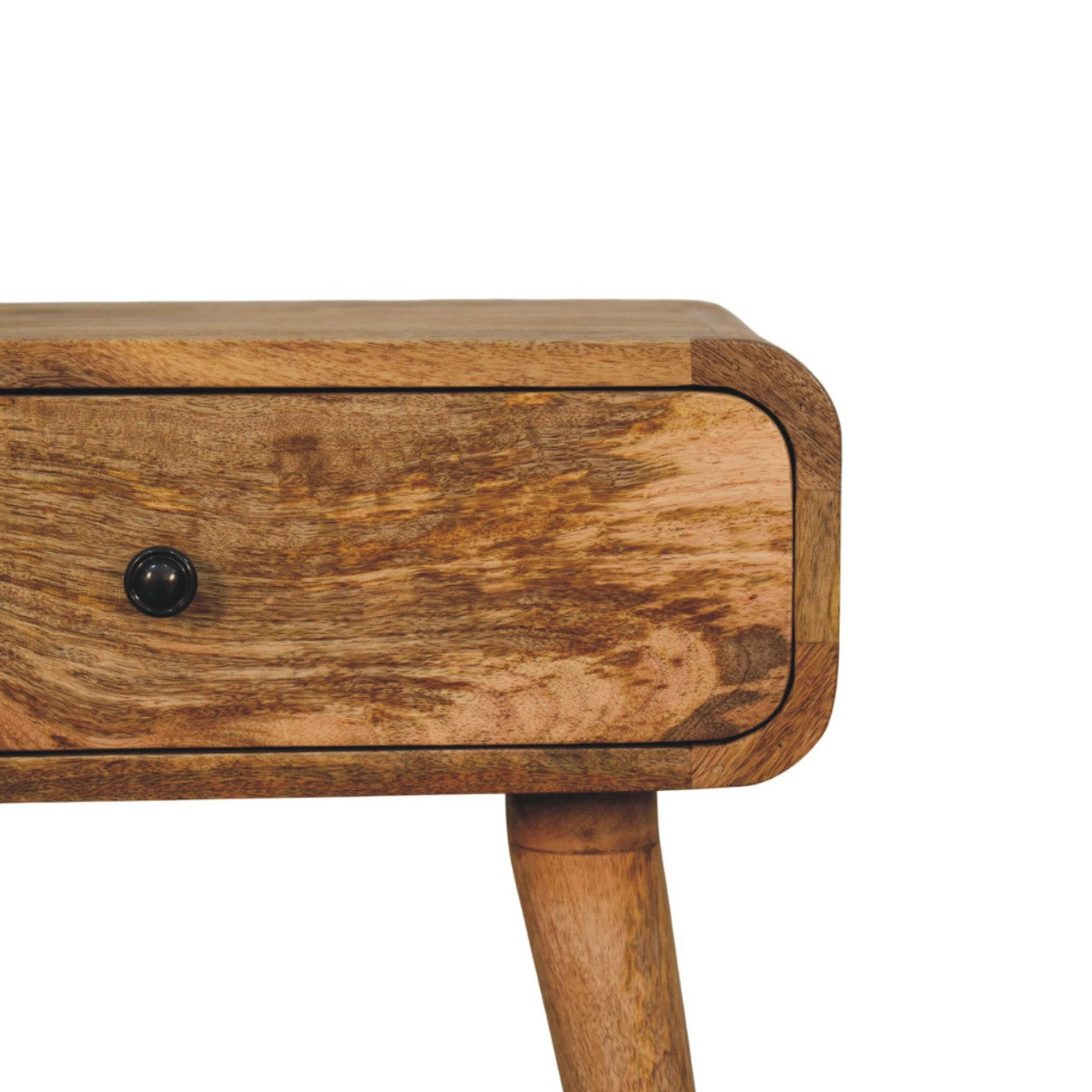 Avora Oak-ish Nightstand with 1 drawer - Living with Luxury