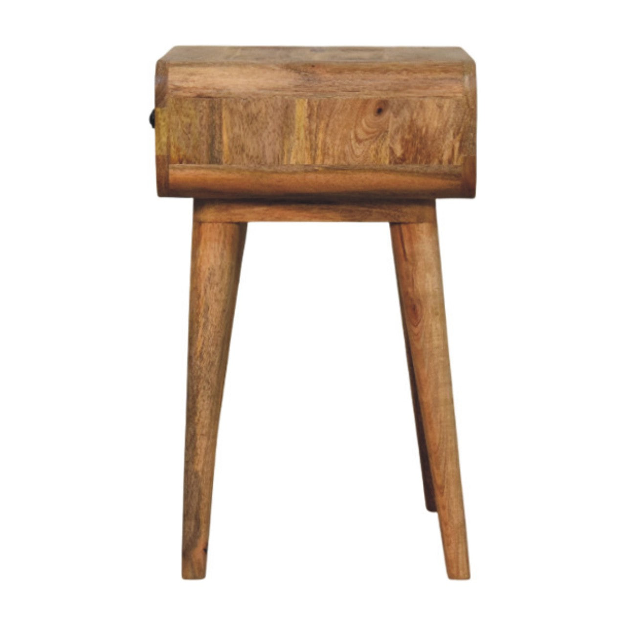 Avora Oak-ish Nightstand with 1 drawer - Living with Luxury