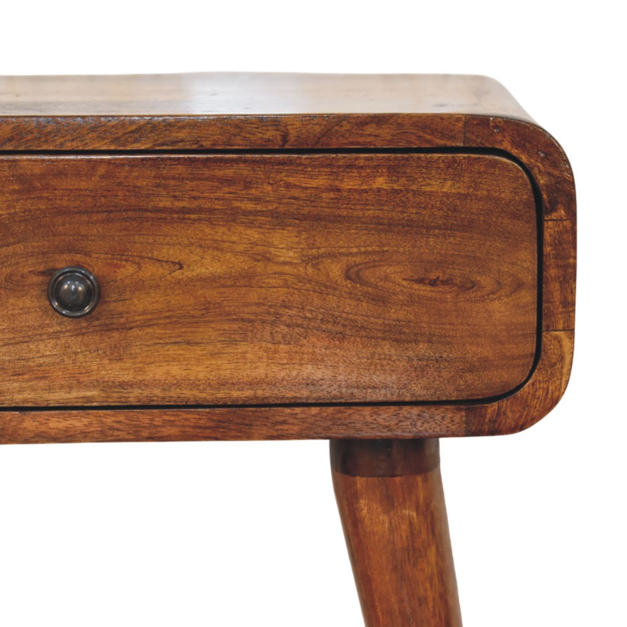 Avora Chestnut Nightstand with 1 drawer - Living with Luxury