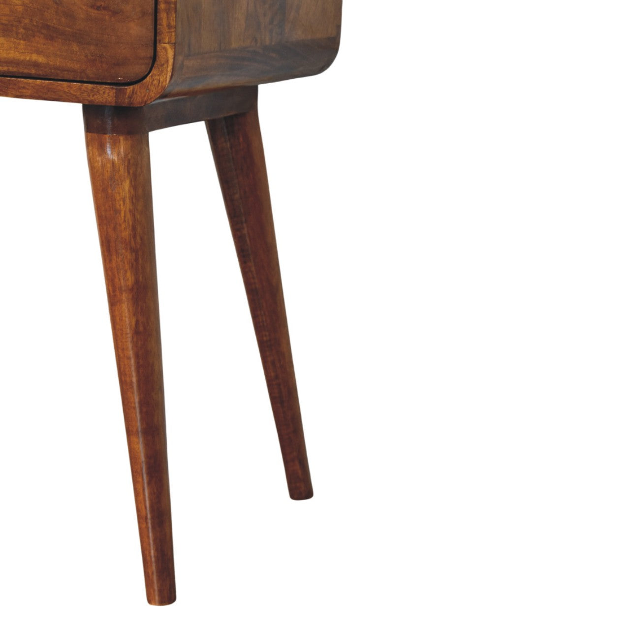 Avora Chestnut Nightstand with 1 drawer - Living with Luxury