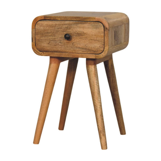 Avora Mini Oak-ish Nightstand with 1 drawer - Living with Luxury
