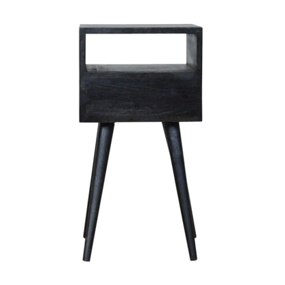 Mini Ash Black Bedside - Living with Luxury