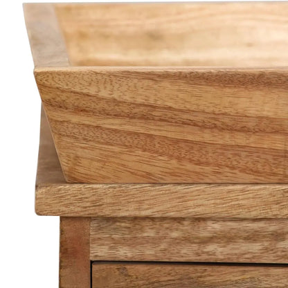 Side Table Solid Mango Wood Living with Luxury