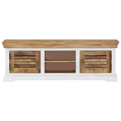 TV Cabinet Solid Mango Wood Living with Luxury