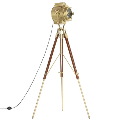 Tripod Floor Lamp Solid Mango Wood 193 cm Living with Luxury