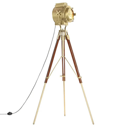 Tripod Floor Lamp Solid Mango Wood 193 cm Living with Luxury