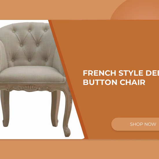 French Style Deep Button Chair by@Outfy