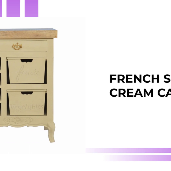 French Style Cream Cabinet by@Outfy