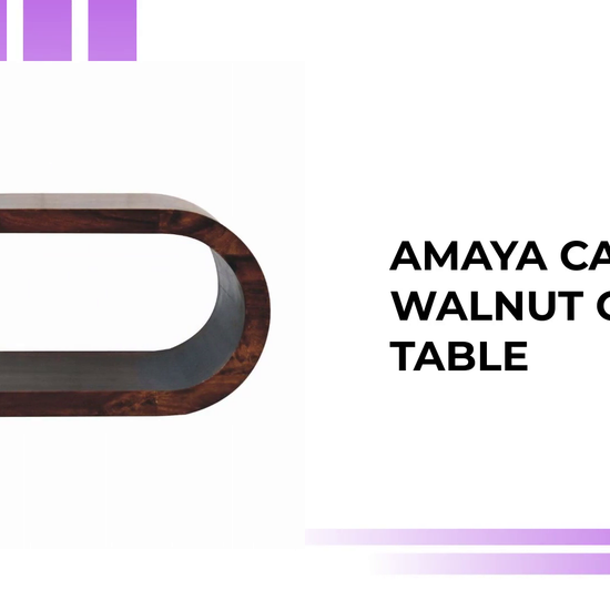 Amaya California Walnut Coffee Table by@Outfy