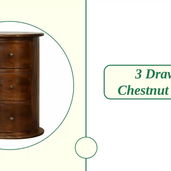 3 Drawer Chestnut Drum by@Outfy