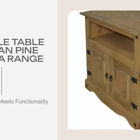 Console Table Mexican Pine Corona Range by@Outfy