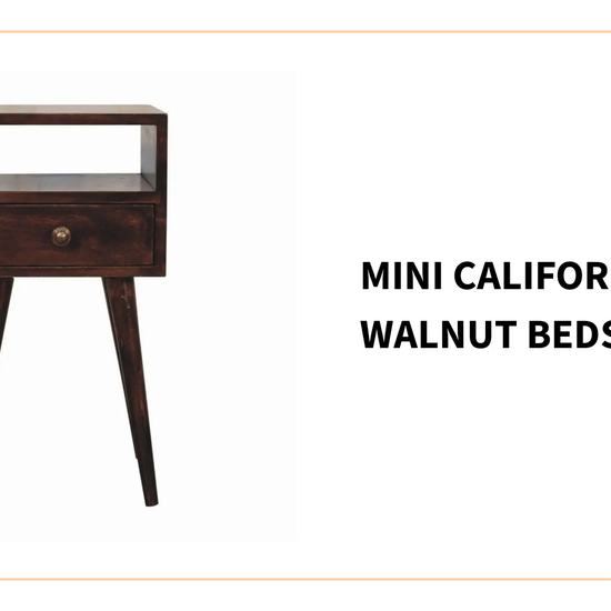 Mini California Walnut Bedside by@Outfy