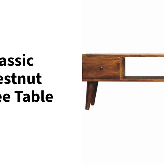 Classic Chestnut Coffee Table by@Outfy