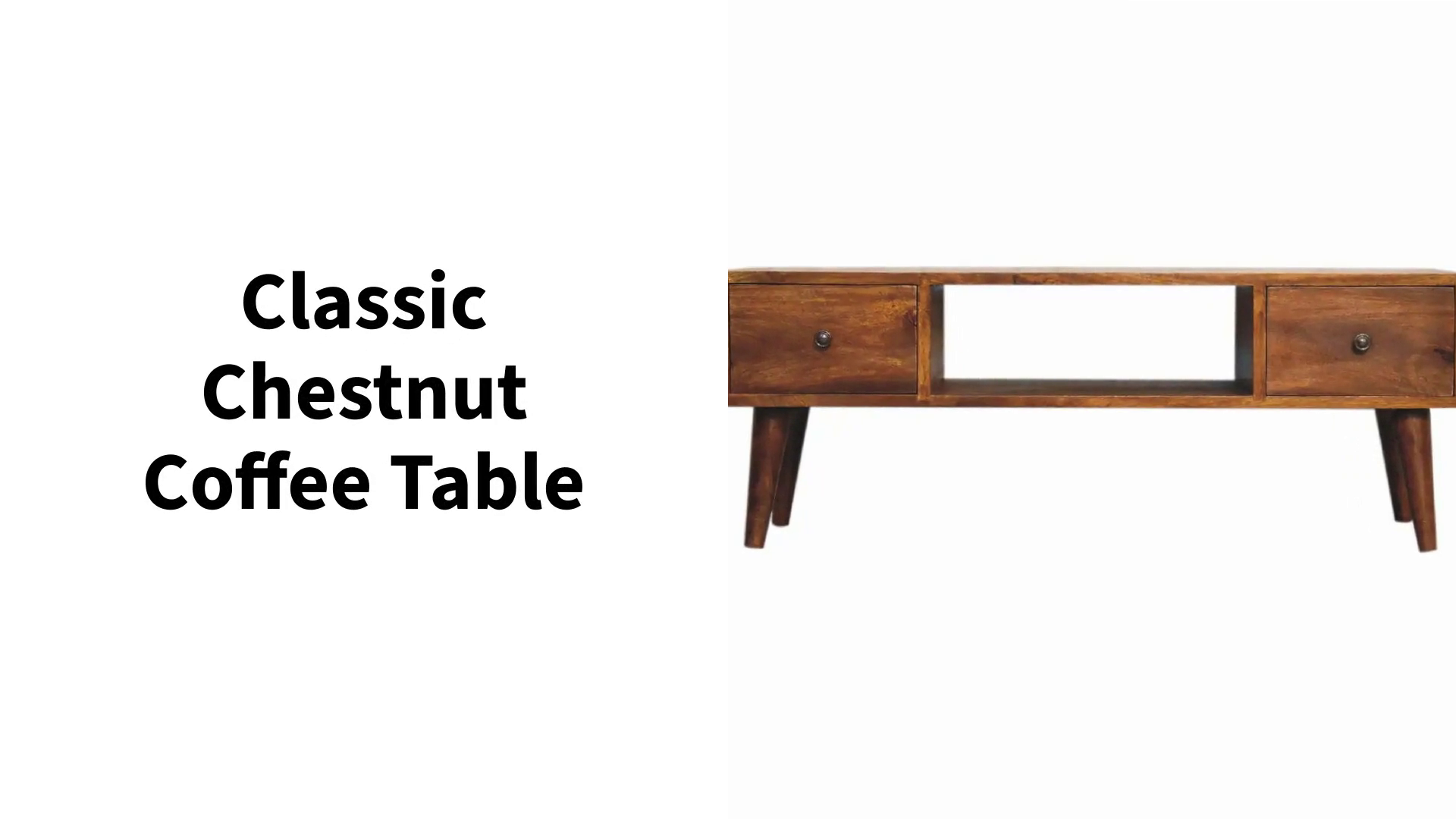 Classic Chestnut Coffee Table by@Outfy