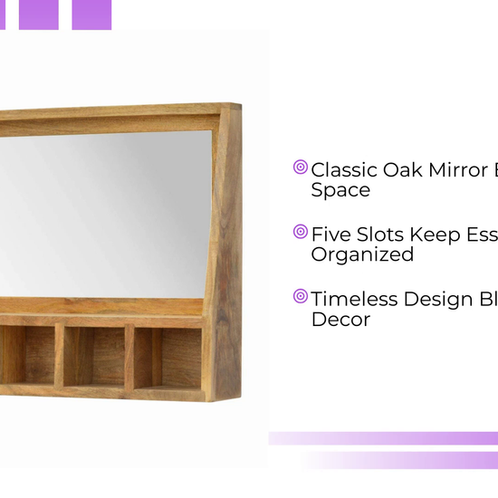 5 Slot Floating Unit with Mirror by@Outfy