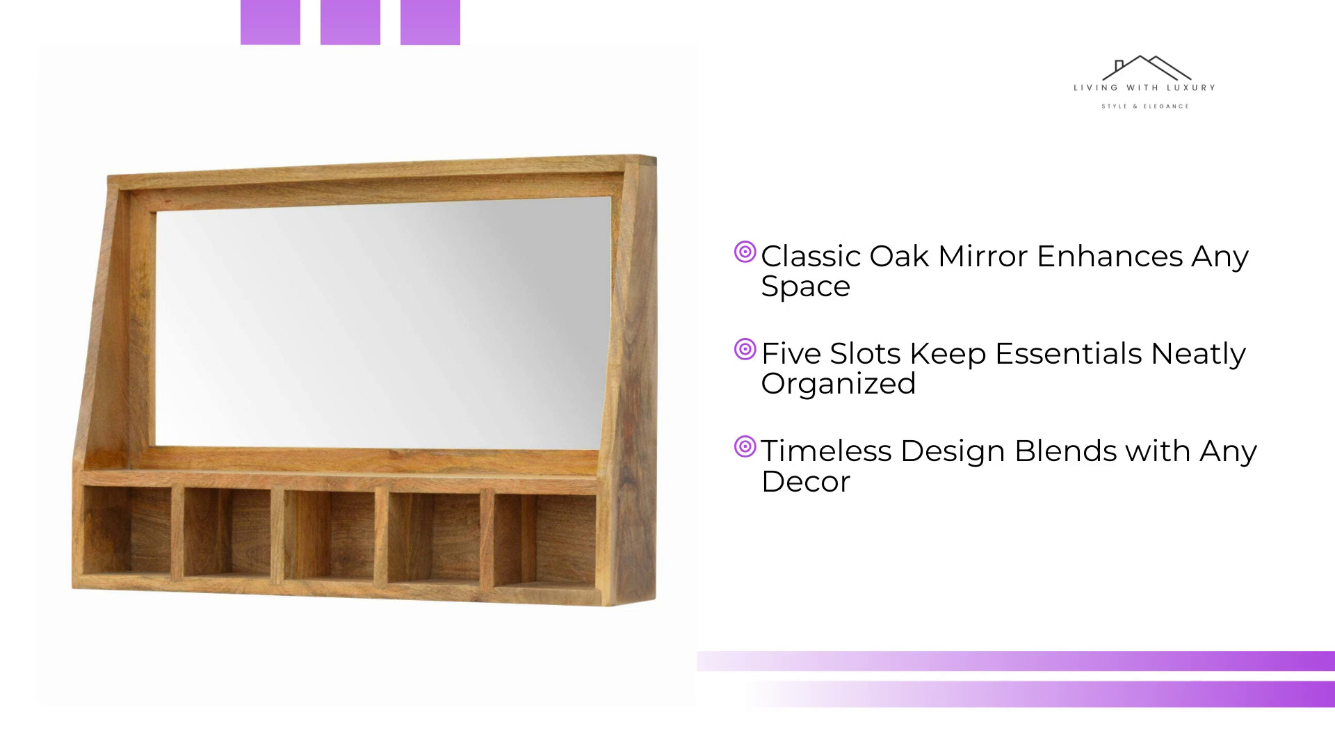 5 Slot Floating Unit with Mirror by@Outfy