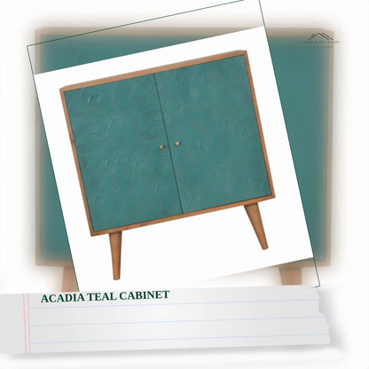 Acadia Teal Cabinet by@Outfy