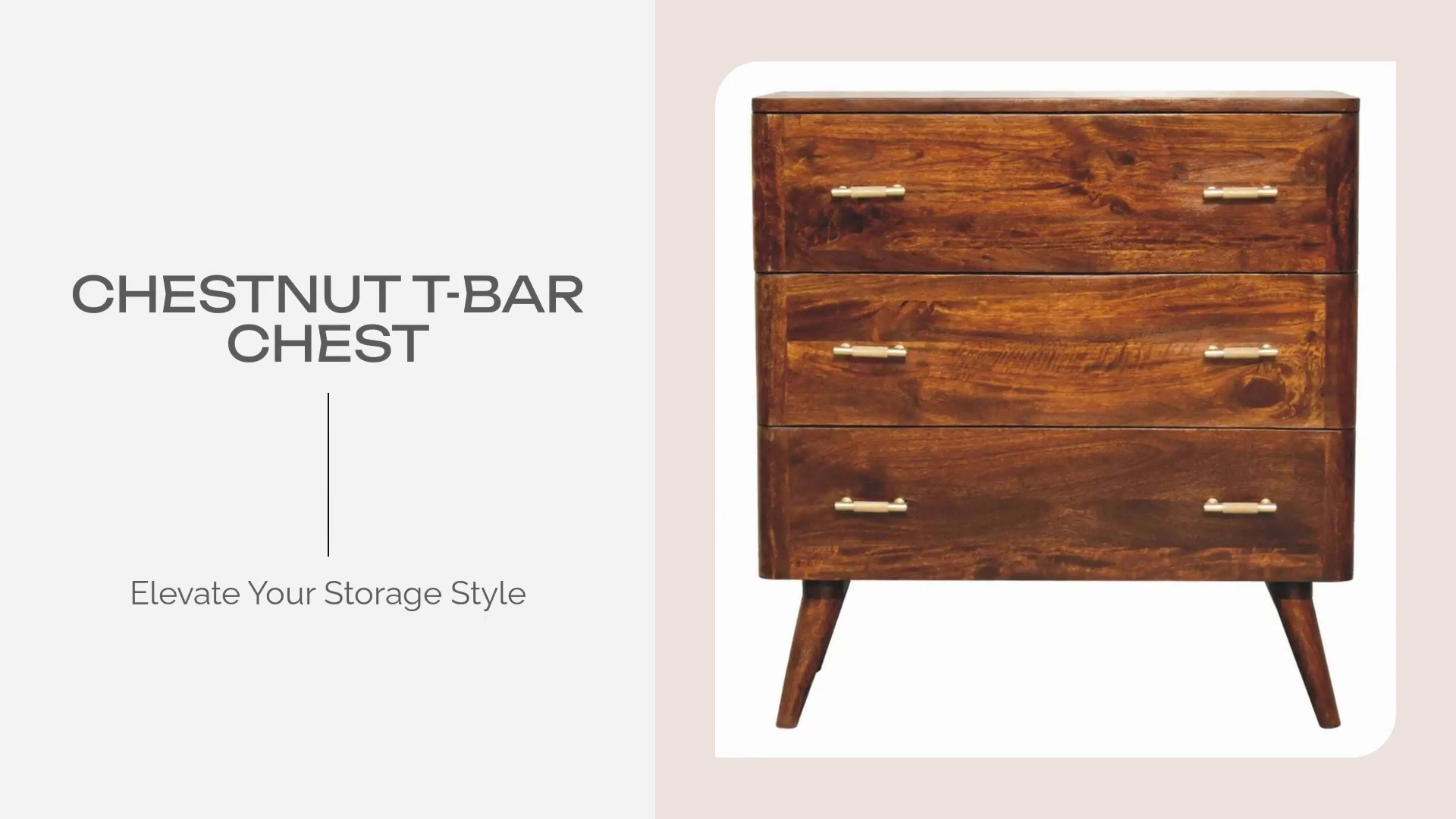 Chestnut T-Bar Chest by@Outfy