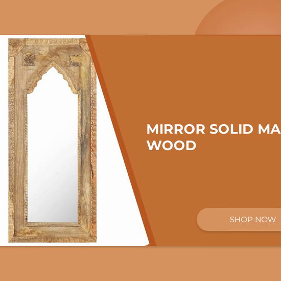 Mirror Solid Mango Wood by@Outfy