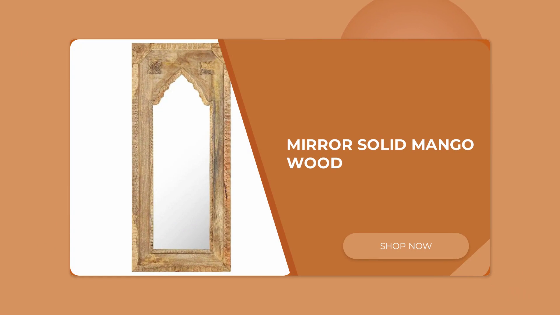 Mirror Solid Mango Wood by@Outfy
