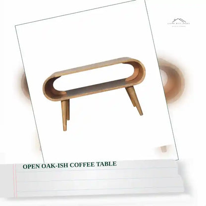 Open Oak-ish Coffee Table by@Outfy