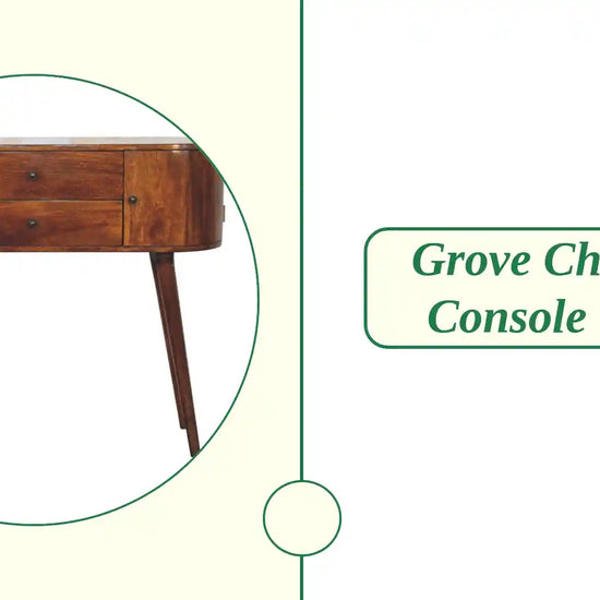 Grove Chestnut Console Table by@Outfy