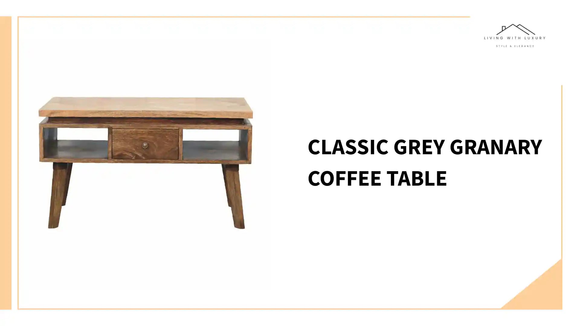 Classic Grey Granary Coffee Table by@Outfy