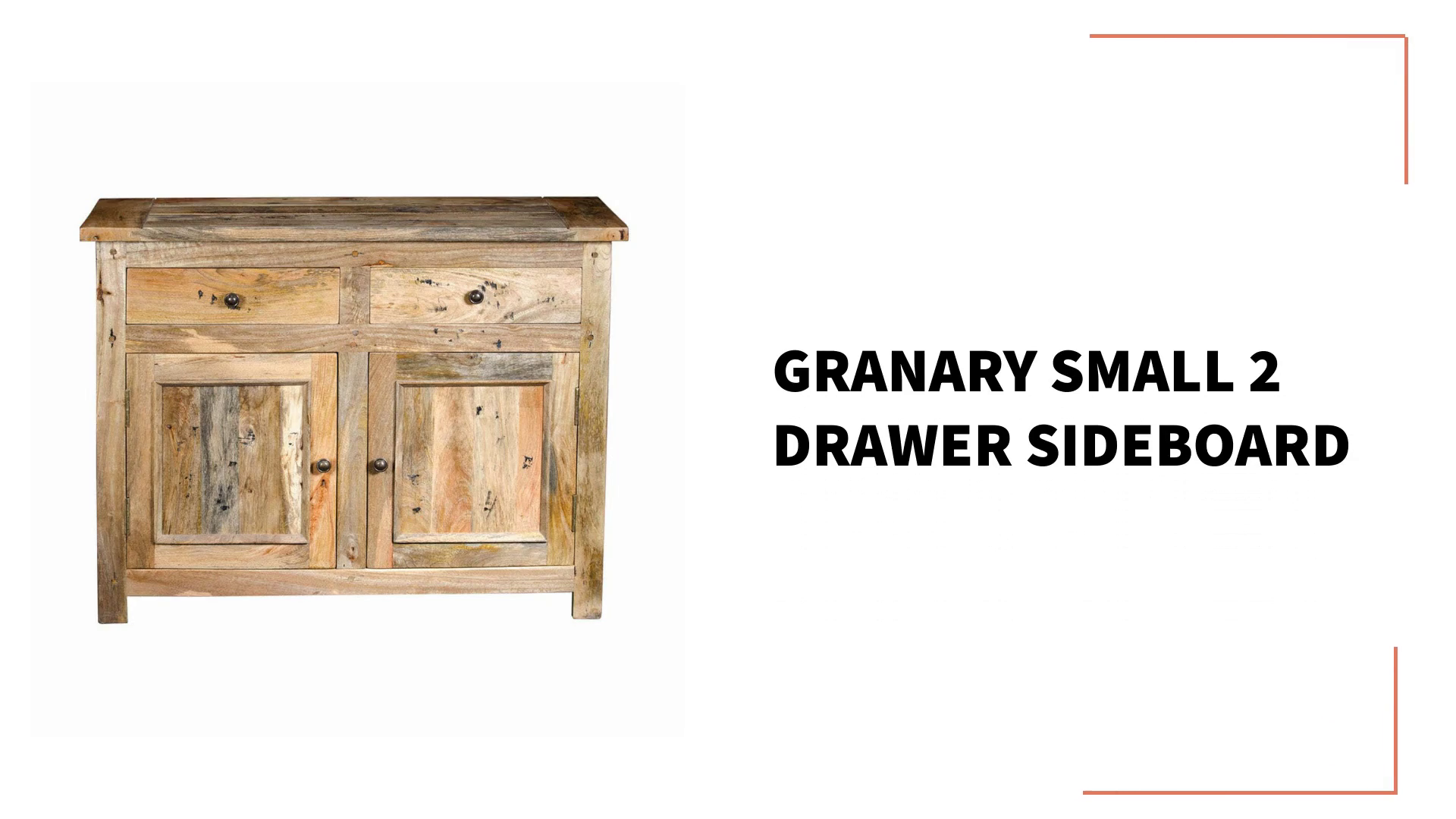 Granary Small 2 Drawer Sideboard by@Outfy