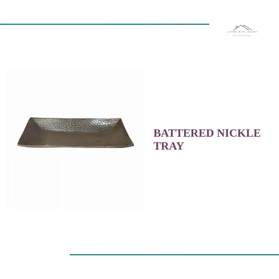 Battered Nickle Tray by@Outfy