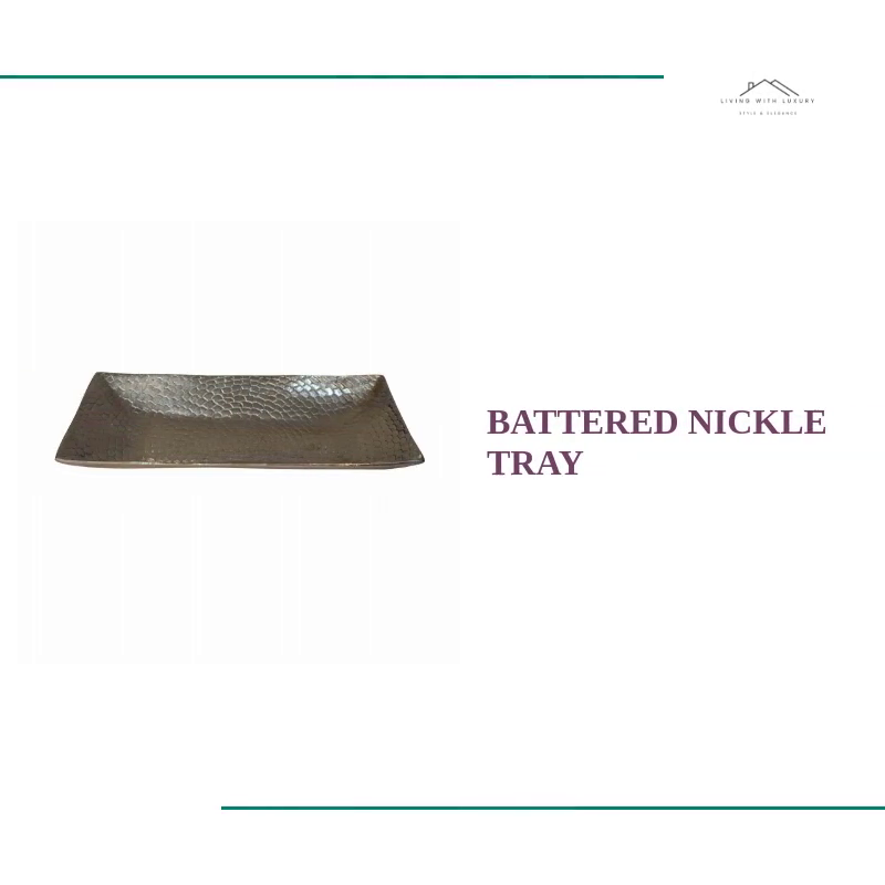 Battered Nickle Tray by@Outfy